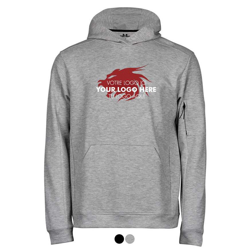 Pro Stretch Hooded Sweatshirt (+ Your Logo)