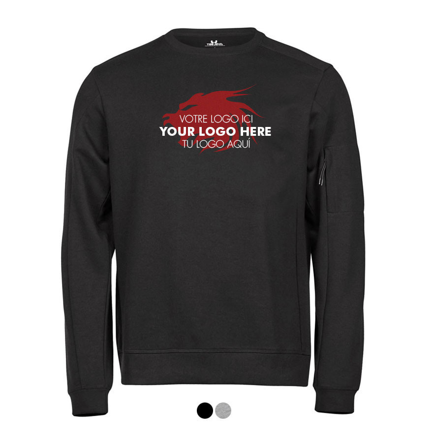 Pro Stretch Sweatshirt (+ Your Logo)