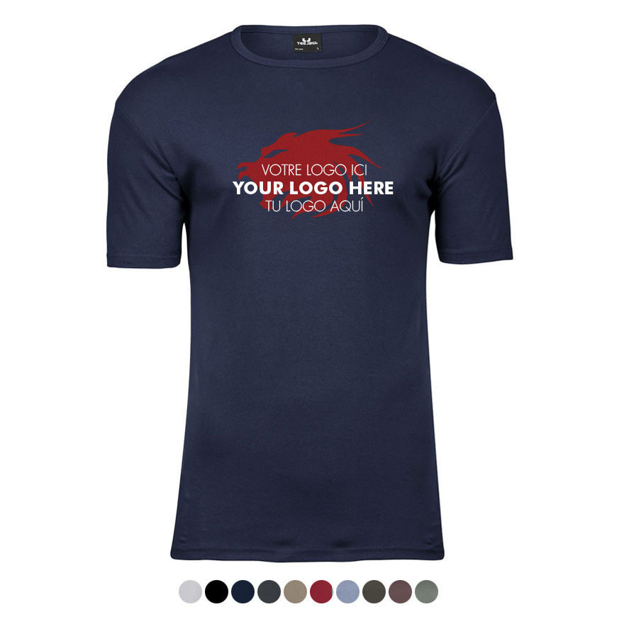 T-Shirt Premium Noir (Coton Ringspun Bio 220g)